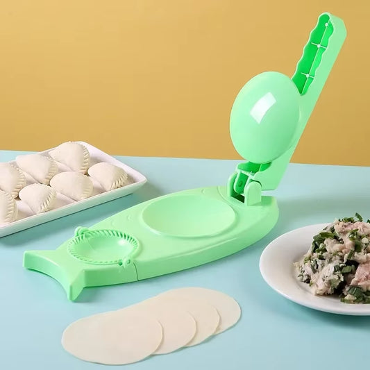 2 in 1 Diy Dumplings Maker Mold Machine Kitchen Dumpling Making Tool Dough Pressing Tool Dumpling Skin Artifact Kitchen Gadgets