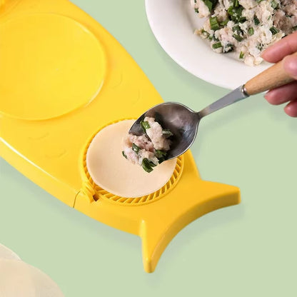 2 in 1 Diy Dumplings Maker Mold Machine Kitchen Dumpling Making Tool Dough Pressing Tool Dumpling Skin Artifact Kitchen Gadgets