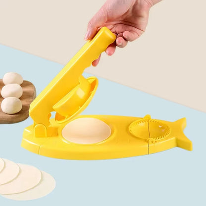 2 in 1 Diy Dumplings Maker Mold Machine Kitchen Dumpling Making Tool Dough Pressing Tool Dumpling Skin Artifact Kitchen Gadgets